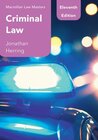 Buchcover Criminal Law