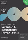 Buchcover Core Documents on European and International Human Rights 2019-20