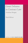 Buchcover Great Debates in Contract Law