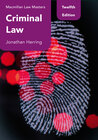 Buchcover Criminal Law