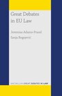 Buchcover Great Debates in EU Law