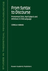 Buchcover From Syntax to Discourse