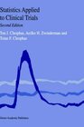 Buchcover Statistics Applied to Clinical Trials