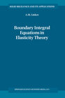 Buchcover Boundary Integral Equations in Elasticity Theory