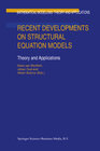 Buchcover Recent Developments on Structural Equation Models