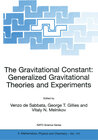 Buchcover The Gravitational Constant: Generalized Gravitational Theories and Experiments