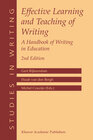 Buchcover Effective Learning and Teaching of Writing