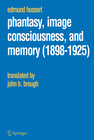 Buchcover Phantasy, Image Consciousness, and Memory (1898-1925)
