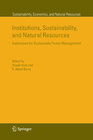 Buchcover Institutions, Sustainability, and Natural Resources