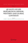 Buchcover Quality-of-Life Research in Chinese, Western and Global Contexts