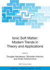 Buchcover Ionic Soft Matter: Modern Trends in Theory and Applications