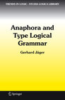 Buchcover Anaphora and Type Logical Grammar
