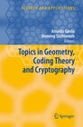 Buchcover Topics in Geometry, Coding Theory and Cryptography