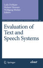 Buchcover Evaluation of Text and Speech Systems