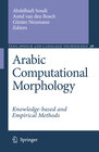 Buchcover Arabic Computational Morphology