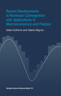 Buchcover Recent Developments in Nonlinear Cointegration with Applications to Macroeconomics and Finance