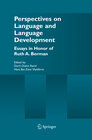 Buchcover Perspectives on Language and Language Development