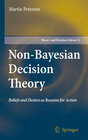 Buchcover Non-Bayesian Decision Theory