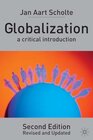 Buchcover Globalization: A Critical Introduction