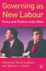 Buchcover Governing as New Labour