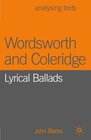 Buchcover Wordsworth and Coleridge