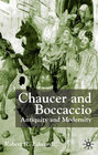 Buchcover Chaucer and Boccaccio