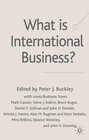 Buchcover What is International Business?