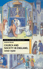 Buchcover Church And Society In England 1000-1500