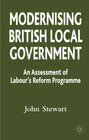 Buchcover Modernising British Local Government
