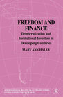 Buchcover Freedom and Finance