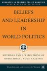 Buchcover Beliefs and Leadership in World Politics