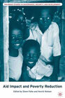 Buchcover Aid Impact and Poverty Reduction