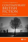 Buchcover A Concise Companion to Contemporary British Fiction