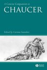 Buchcover A Concise Companion to Chaucer