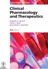 Buchcover Lecture Notes: Clinical Pharmacology and Therapeutics