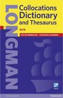 Buchcover Longman Collocations Dictionary and Thesaurus with online access code paper