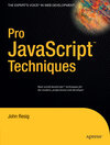 Buchcover Pro JavaScript Techniques