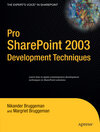 Buchcover Pro SharePoint 2003 Development Techniques