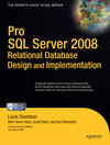 Buchcover Pro SQL Server 2008 Relational Database Design and Implementation