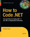 Buchcover How to Code .NET