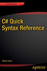 Buchcover C# Quick Syntax Reference