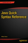 Buchcover Java Quick Syntax Reference
