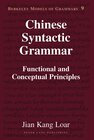 Buchcover Chinese Syntactic Grammar