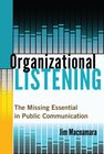 Buchcover Organizational Listening