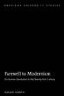 Buchcover Farewell to Modernism