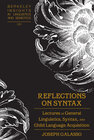 Buchcover Reflections on Syntax