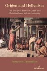 Buchcover Origen and Hellenism