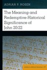 Buchcover The Meaning and Redemptive-Historical Significance of John 20:22