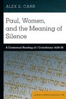 Buchcover Paul, Women, and the Meaning of Silence