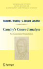 Buchcover Cauchy’s Cours d’analyse